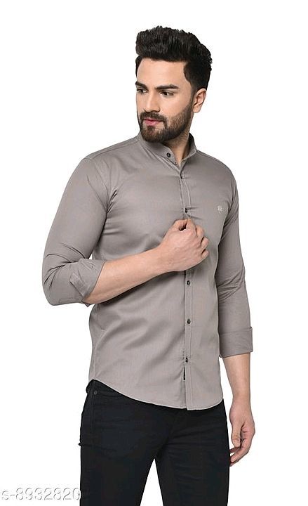 Full sleeves Shirt Grey colour  uploaded by Passion Be Trend on 9/20/2020