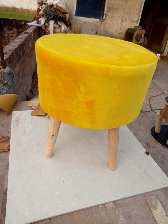 Wooden round kulfi stool uploaded by Wooden round stool puffy on 11/11/2021