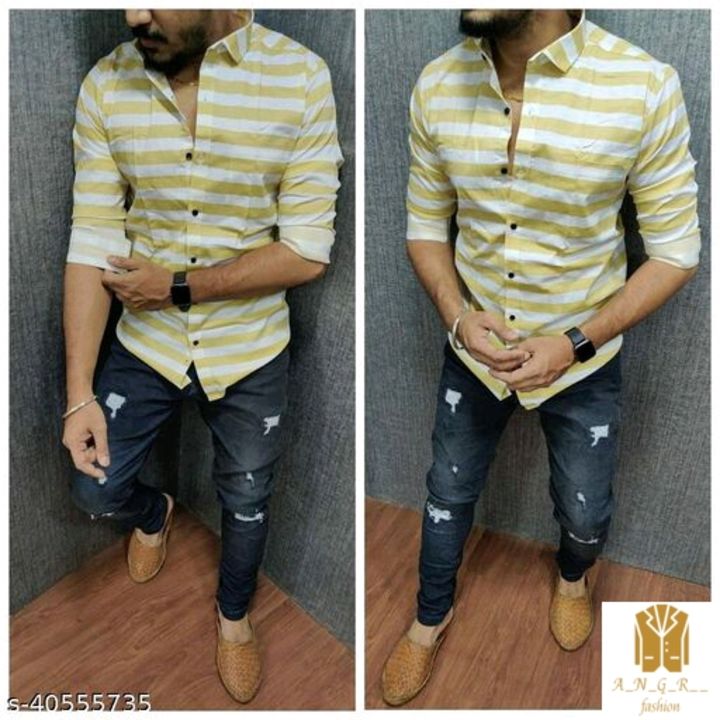 Fashionable men slim shirt uploaded by A n g r clothing on 11/11/2021