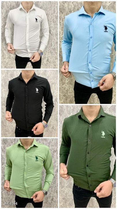 *NC Market*US POLO ULTIMATE ARTICLE*😍

*LYCRA SHIRT FULLY STRECHABLE WITH PROPER PACKING☺*
 uploaded by NC Market on 11/11/2021