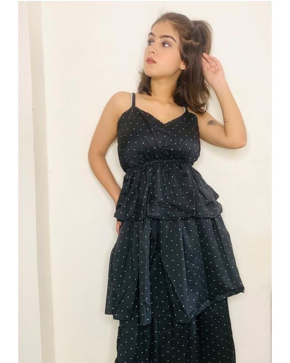 Polka Dot Frill Dress 💕💕 uploaded by Mishra woman kurti store on 11/11/2021