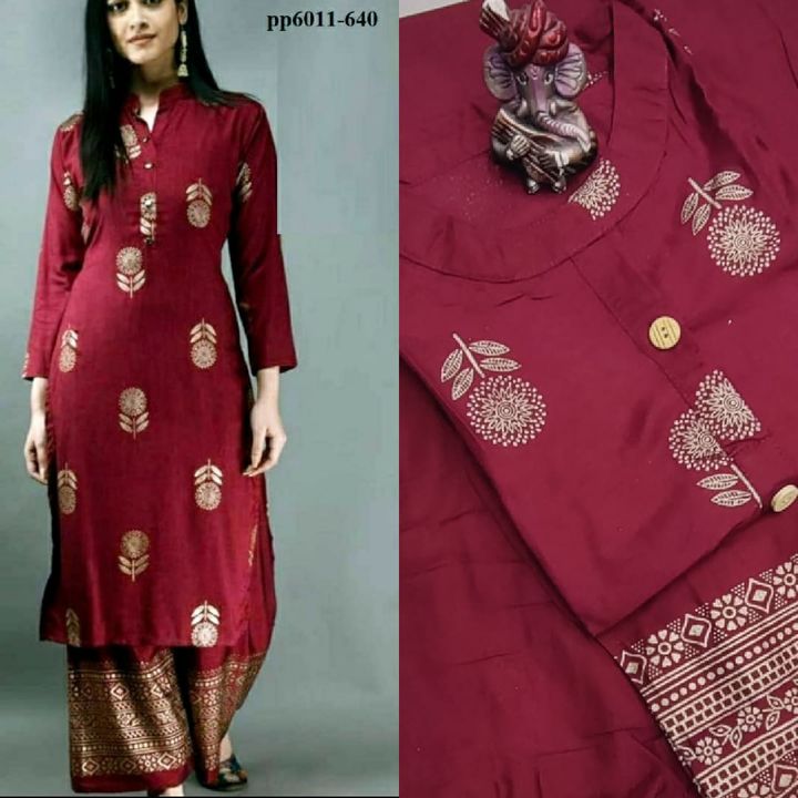 New kurti woth plazzo uploaded by Wearhouse on 11/11/2021