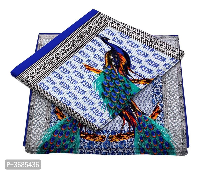 Peacocks design double bedsheets uploaded by business on 11/11/2021