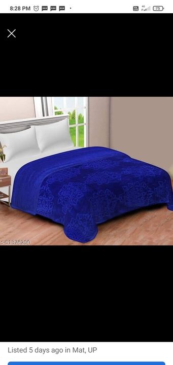 Double bed blanket uploaded by business on 11/12/2021