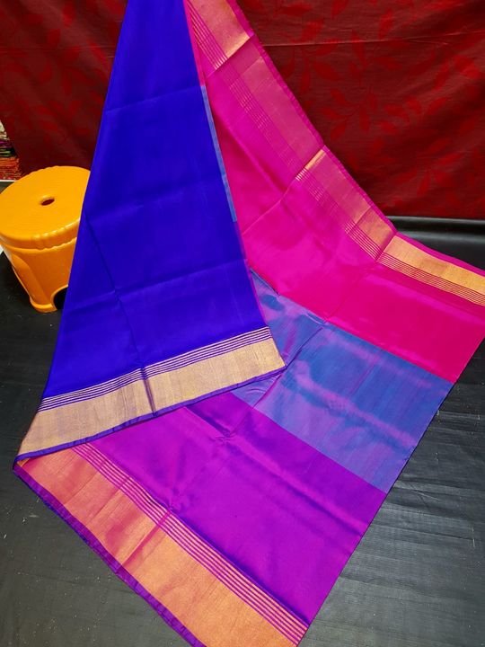 Uppada 3d color pattu sarees uploaded by business on 11/12/2021