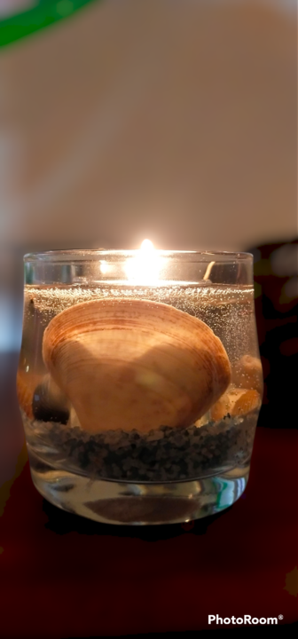 Sea shell beautiful scented candles uploaded by business on 11/12/2021