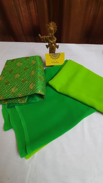 Post image I want 10 Pieces of I want Live pics of sarees and videos who provide please ping me
Want georget plain shaded sarees.
Below is the sample image of what I want.
