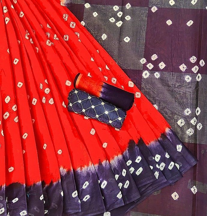 🌺

Pure Batik Cotton Saree with 1Running Blouse and 1Banarasi Blouse SAREES uploaded by business on 9/20/2020