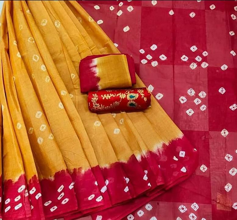 🌺

Pure Batik Cotton Saree with 1Running Blouse and 1Banarasi Blouse SAREES uploaded by VAREV COLLECTIONS  on 9/20/2020