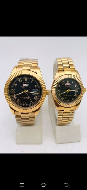 Rolex couple watch uploaded by business on 11/12/2021