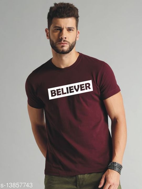 MEN'S ROUND NECK PRINTED T-SHIRT uploaded by business on 11/12/2021