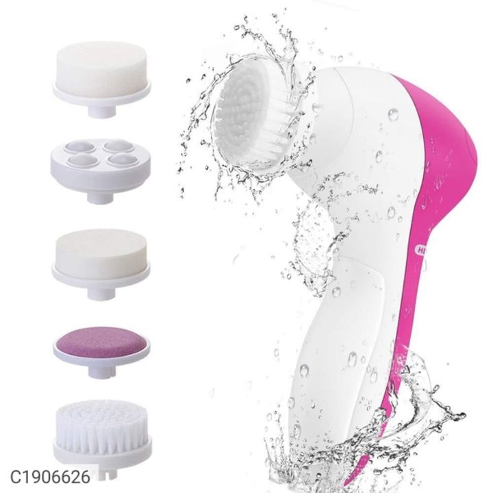 5 in 1 Face Facial Exfoliator Electric Massage Machine Care & Cleansing Massager Kit uploaded by Online Shopping in India on 11/12/2021