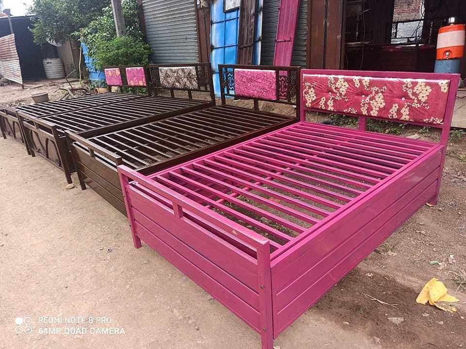 Metal bed uploaded by Maha fab on 9/20/2020