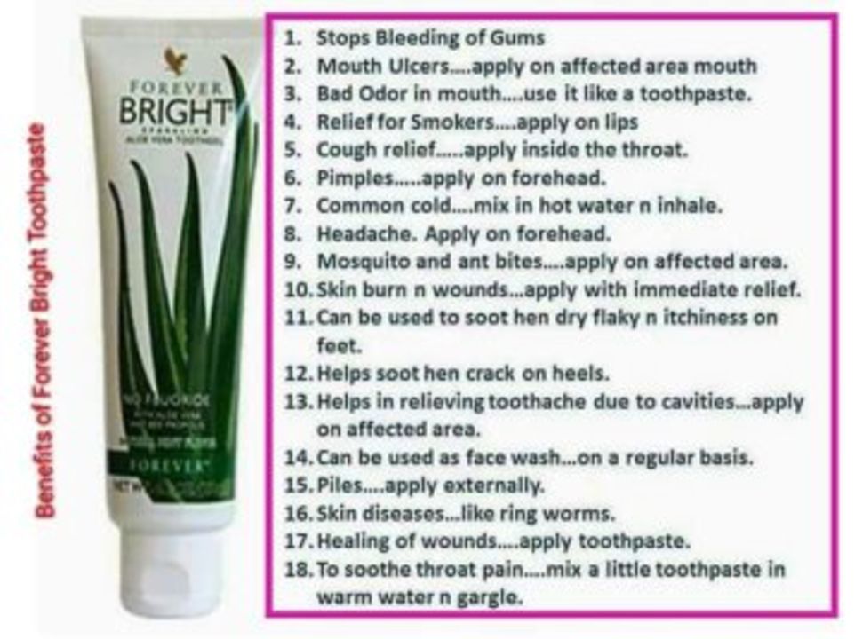 Forever bright toothgel uploaded by Forever living products on 11/12/2021