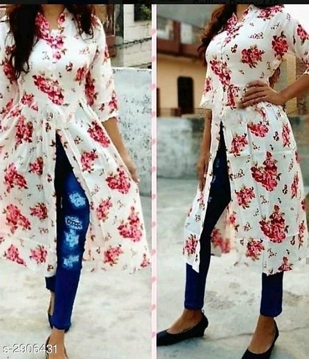 Post image Catalog Name: *Ebiya Elegant Attractive Printed Cotton Front Open Kurtis Vol 1*

Fabric: Cotton 

Sleeves: Sleeves are included

Size: Up To 28 in To 34 in ( Free Size)

Length: Up To 42 in

Type: Stitched

Description: It Has 1 Piece Of Women's Kurti

Work: Printed


For more details contact 9638553299
