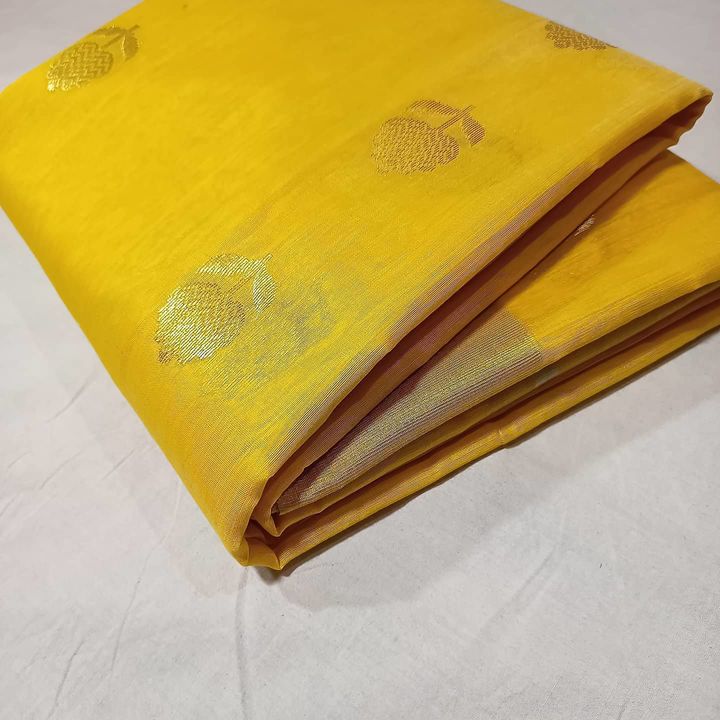 Chanderi cotton silk saree  uploaded by Chanderi sarees&suit on 11/12/2021