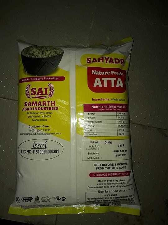 Sahyadri chakki fresh atta uploaded by Samarth agro industries  on 6/4/2020