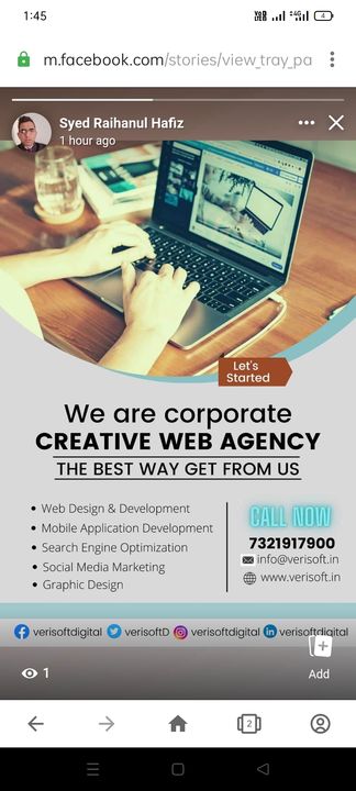 Post image We are creating Website Development, Mobile App Development, SEO, SMM, Graphic Design, GST Registration, ITR Filing etc.