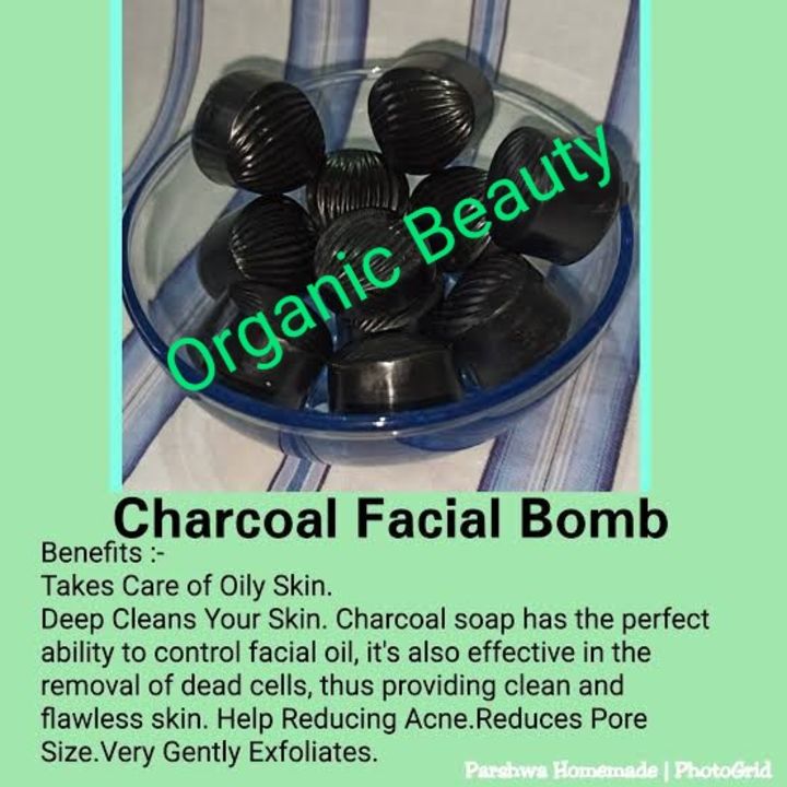 Charcoal facial bomb uploaded by business on 11/13/2021