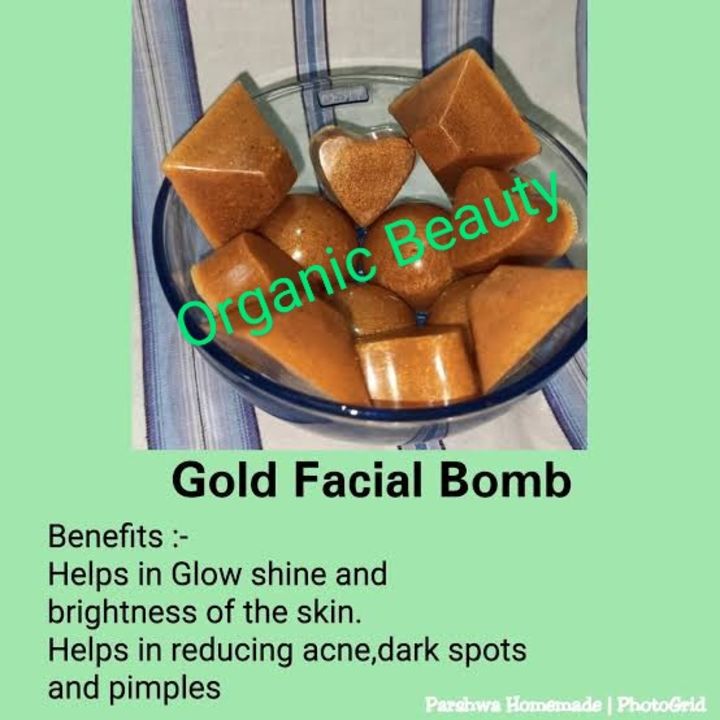 Gold facial bomb uploaded by Organic Beauty on 11/13/2021