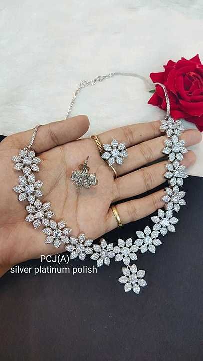 AD diamond set
Silver platinum coated uploaded by business on 9/20/2020