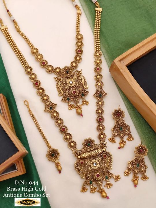 High Quality Gold Plated Long Jewellery  Combo Set  uploaded by RADHA RANI COLLECTION on 11/13/2021