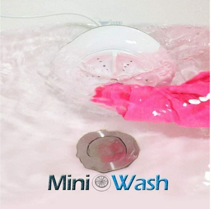 *Mini Portable Washing Machine Ultrasonic Turbine Washer USB Laundry Cleaner Cleaning Underwear Sock uploaded by Real Reselling Superstore on 11/13/2021