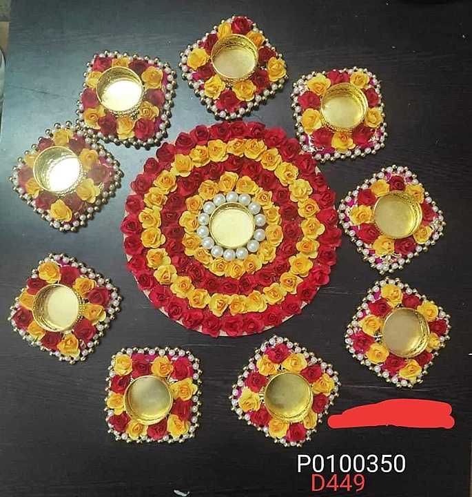 Candeal rangoli uploaded by Sanskruti handicrafts on 9/20/2020