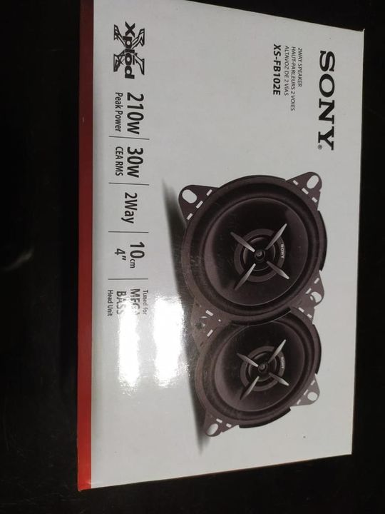 Sony round 4" size 250watt car speaker pair (s1030)  uploaded by business on 11/14/2021
