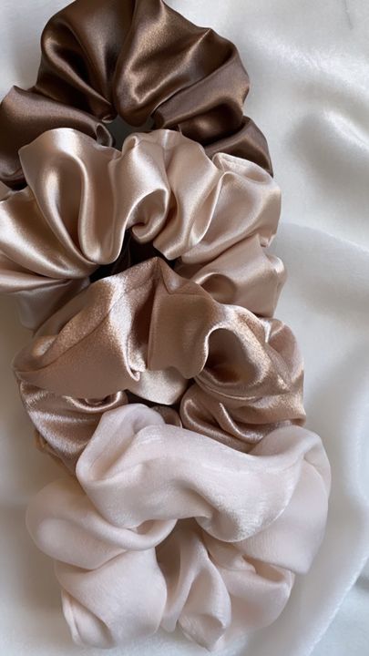 Silk scrunchies ( NUDE COLORS)  uploaded by business on 11/14/2021