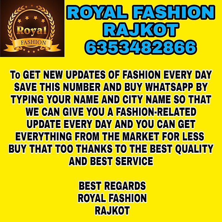 Product uploaded by Royal Fashion on 6/5/2020