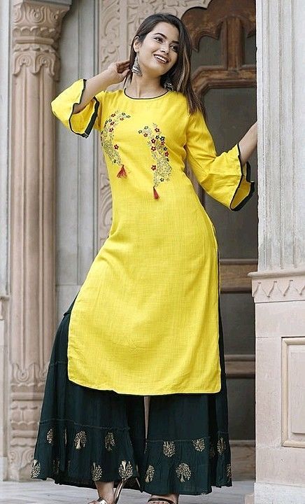 Women embroidery rayon kurti  uploaded by Star Shopping on 9/20/2020