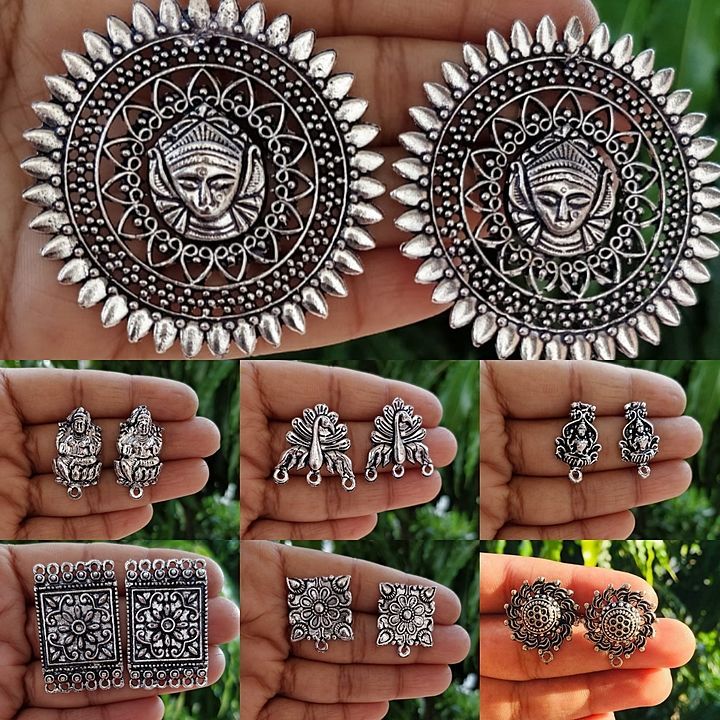 Post image German Silver stud earrings Price 300 + shipping