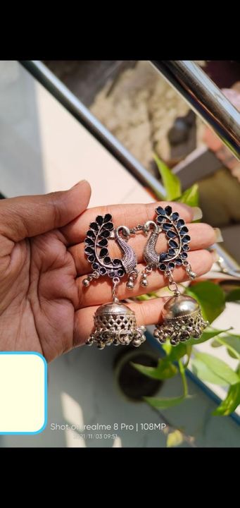 Black mena earrings uploaded by business on 11/15/2021
