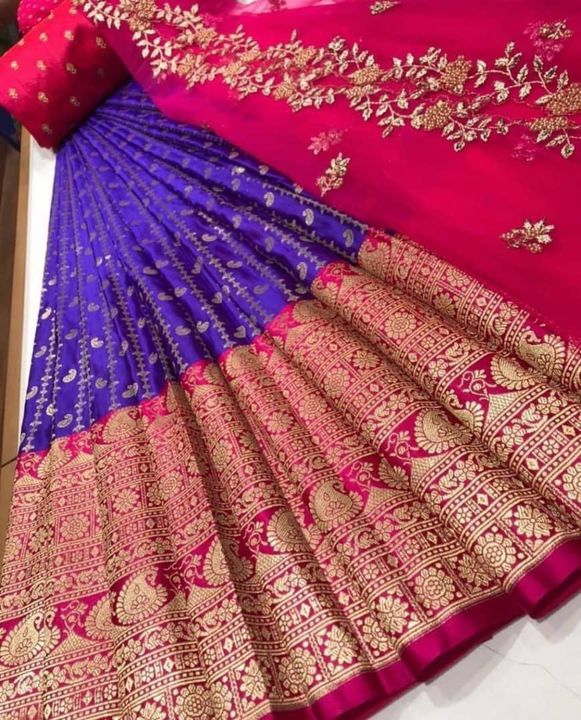 Post image *NOTE- Rate updated*
*PVR,s New arrivals**NEW COLORS ADDED**Half Saree Now In Trend we believe in Quality 100% pure qaulity same as video*
😍Kanjiveram Silk Zari lehanga with blouse along with cutwork Duppta !!
Lehanga : 3.20meters Blouse : 1 meter approxVoni : 2.20 meters Oraganza Fabric with 2side piping
*🥳Price : 1650/-+*
No Returns
No cash on delivery
Ready Stock 100% pure qaulity 🥰🥰🥰🥰🥰🥰🥰🥰🥰
Book fast