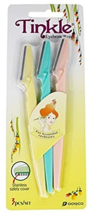 3 pc Tinkle Eyebrow Razor, Multicolored uploaded by Real Reselling Superstore on 11/15/2021
