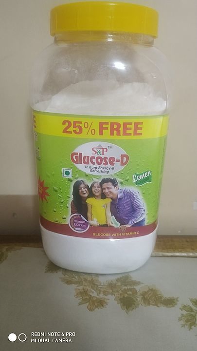 Post image S&amp;P Glucose - D (1 kg pet jar) 

Flavour - Lemon

Offer: 25% Free (800g + 200g) 

MOQ: 10 pcs

Price: ₹ 350

MRP: ₹ 490