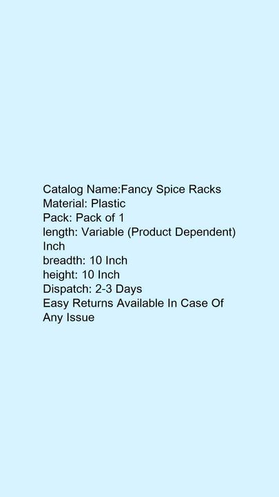 Plastic Spice Jar uploaded by VINAY RUIYA Entrepreneur KANPUR on 11/15/2021