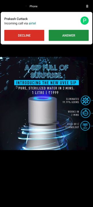 Uvee smart water bottel  uploaded by Sai ocean on 11/15/2021