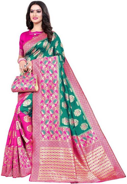 Soft silk jacquard sarees uploaded by Sharma studio on 11/15/2021