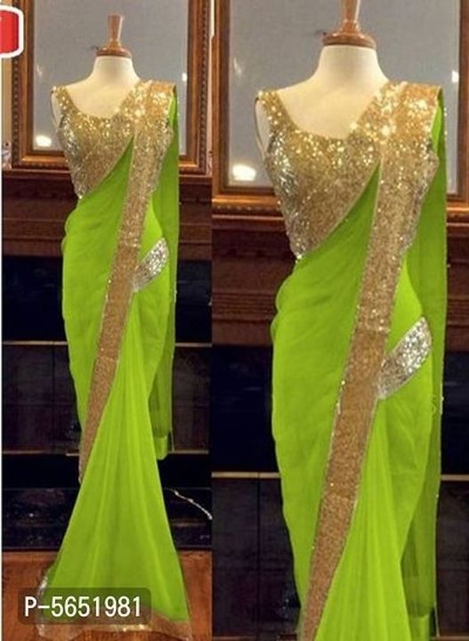 Party Wear Designer's Georgette saree uploaded by Ambe Collection on 11/16/2021