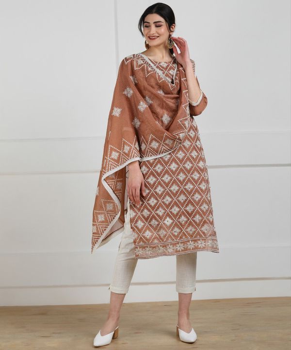 Kurti plazo set uploaded by business on 11/16/2021