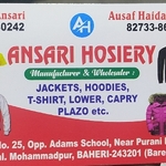 Business logo of Ansari hosiery