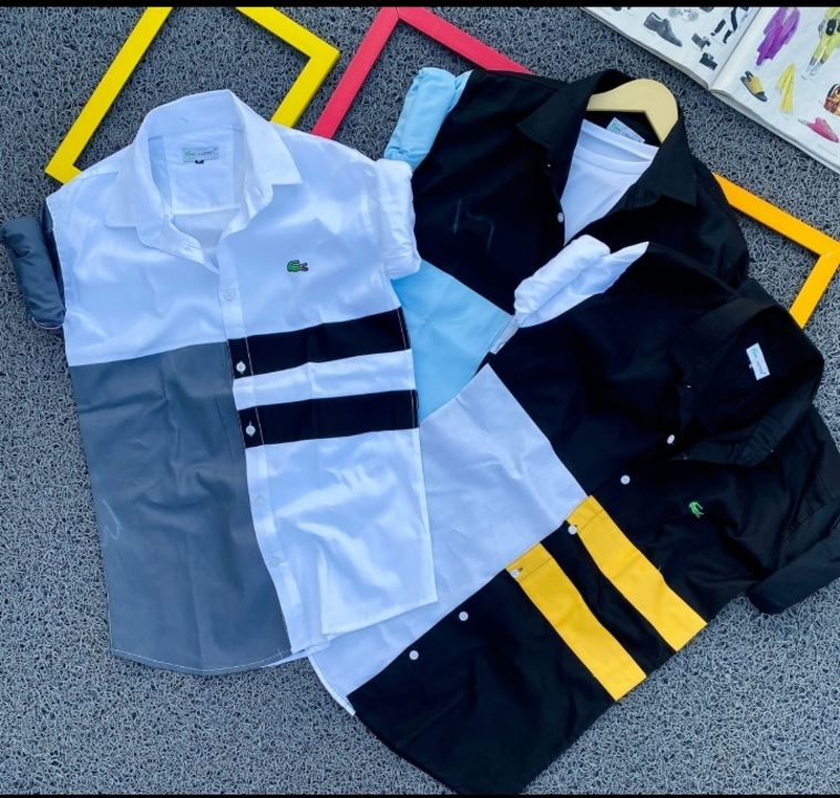 Post image *First time introduce in market 2021 article*

*BRAND: LACOSTE*❤️
*DESIGNER SHIRTS* with👉 Unique pattern 👉 BRAND BUTTON 👉 High QUALITY FABRIC👉 Proper poly packing
*Pattern:- FULL SLEEVES*
*DESIGNER SHIRTS  in 3 awesome colors *
_FABRIC:- purest COTTON stuff with customer satisfaction gurantee_
*QUALITY:- Very very High* (best in market ♥️)
*SIZES:- M L XL**PRICE:- 430 /- free ship*
_Full stock*First time introduce in market 2021 article*

*BRAND: LACOSTE*❤️
*DESIGNER SHIRTS* with👉 Unique pattern 👉 BRAND BUTTON 👉 High QUALITY FABRIC👉 Proper poly packing
*Pattern:- FULL SLEEVES*
*DESIGNER SHIRTS in 3 awesome colors *
_FABRIC:- purest COTTON stuff with customer satisfaction gurantee_
*QUALITY:- Very very High* (best in market ♥️)
*SIZES:- M L XL**PRICE:-600 /- free ship*
_Full stock 120 pcs available ♥️_ 120 pcs available ♥️_