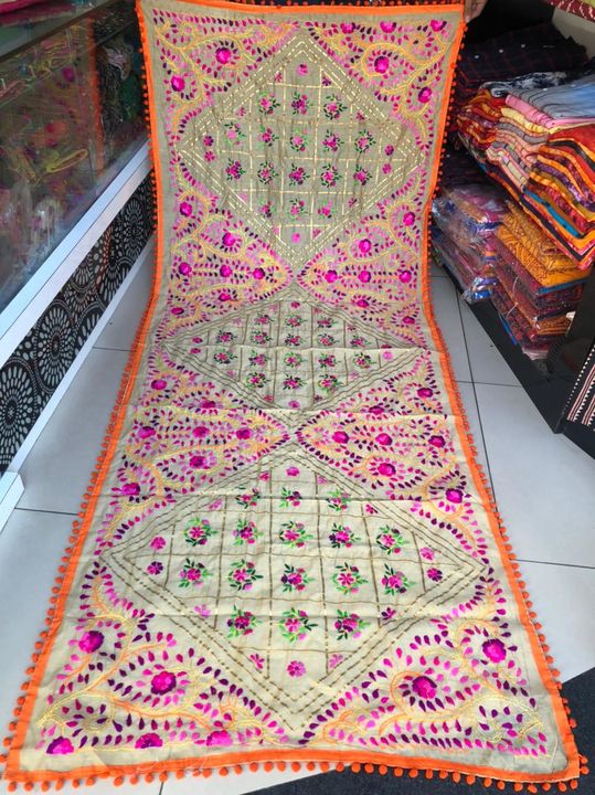 Chanderi Handwork Embroidery Dupatta uploaded by Sahej suits on 11/16/2021