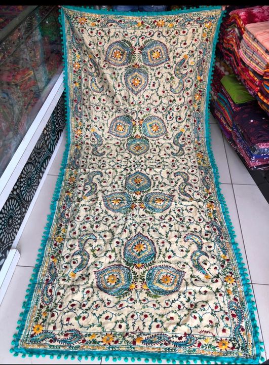 Chanderi Handwork Embroidery Dupatta uploaded by Sahej suits on 11/16/2021