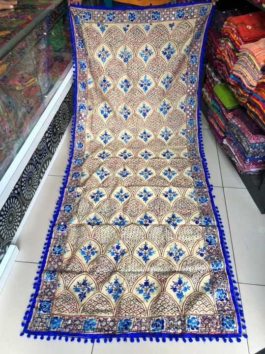 Chanderi Handwork Embroidery Dupatta uploaded by Sahej suits on 11/16/2021