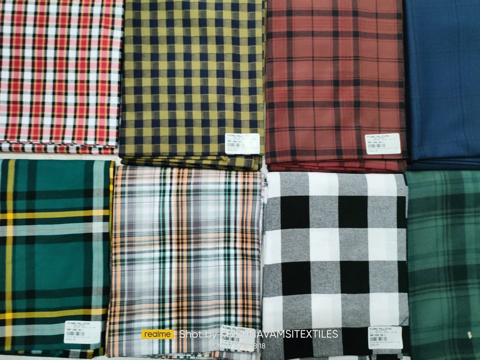 Pure cotton shirt cloths  uploaded by business on 11/17/2021