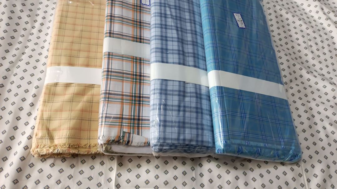 Giza cotton shirt cloths  uploaded by Krishna vamsi textiles on 11/17/2021