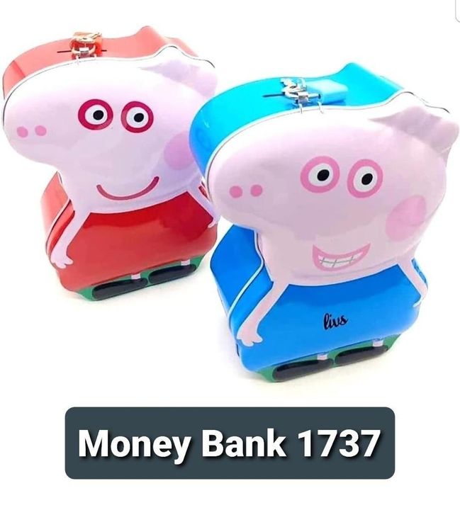 Pepa pig mini bank  uploaded by Sangeeta enterprises on 11/17/2021